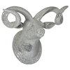 Sculpture Bull Head Silver