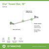 Dia 18 Inch Towel Bar with Mounting Hardware, Chrome