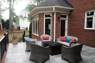 Inspiration for a contemporary patio remodel in Charlotte