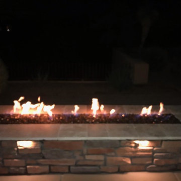 Custom Brick Fire Pit