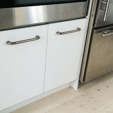 Jade Brickell Private condo - Kitchen wrap with architectural film.