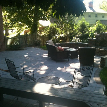 Patio Renovation with Fireplace Addition in Montgomery Co