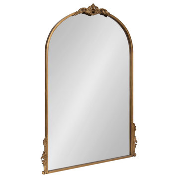 Myrcelle Decorative Framed Wall Mirror, Gold 25x33
