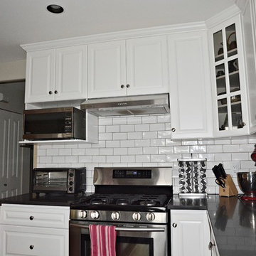 Low Cost Kitchen Makeover - Painted Cabinets