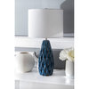 Taylor Ceramic Linen Shade Table Lamp, 25"