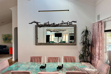 Example of a trendy dining room design in Phoenix