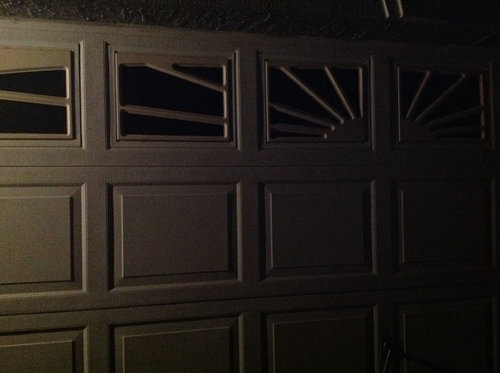 Garage Door Window, How To Remove Garage Door Plastic Window Inserts