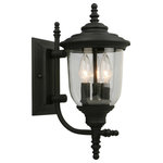 EGLO - Pinedale Outdoor Wall Light - Bring a charming look to your exterior with the Pinedale Outdoor Wall Lantern Light by Eglo.This uniquely shaped light is enlivened by its clear seedy glass shade that gives it a sense of whimsy and graceful style welcoming your guests to your home.