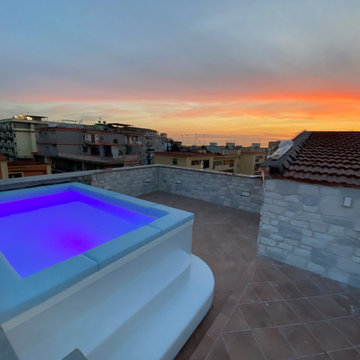 Spa Space® la mini piscina su misura per il tuo terrazzo/attico/veranda/giardino