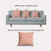 18" x 18" Simple Tulip Design Decorative Indoor Pillow, Bright Orange