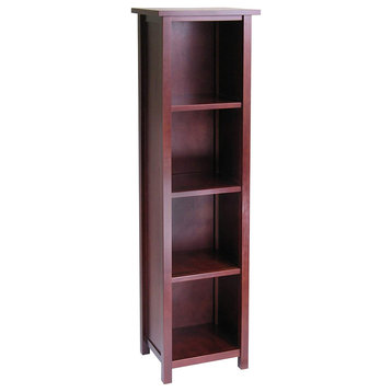 Milan Storage Shelf or Bookcase, 5-Tier, Tall