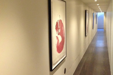 Large trendy hallway photo in Los Angeles