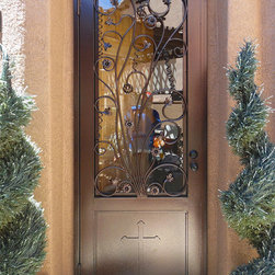 Venice Iron & Glass Door - Front Doors
