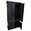 Barn Style Armoire / Kitchen Pantry, Sassy Olive