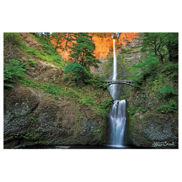 Steve Terrill Multnomah Falls in Columbia River Gorge Art Print, 24"x36"
