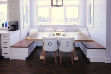 Example of a minimalist kitchen design in Other