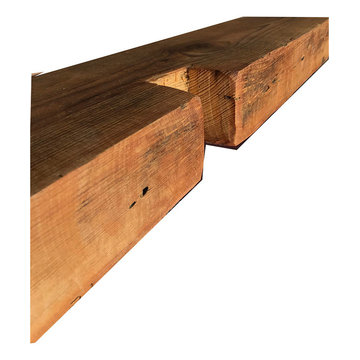 Reclaimed Wood Shelves and Fireplace Mantels