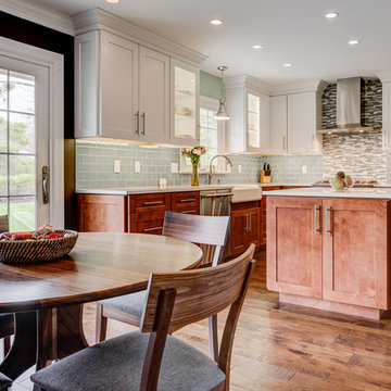 Upper Arlington Tranquil Kitchen and Laundry Space
