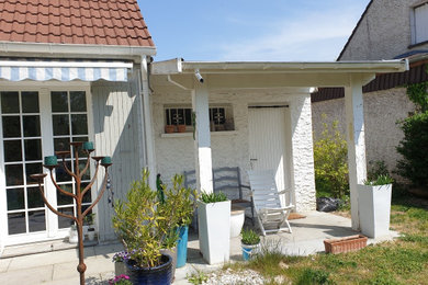 Exemple d'un porche d'entrée de maison.