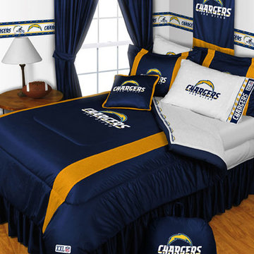 NFL San Diego Chargers Bedding and Room Decorations