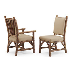 Rustic Side Chair 1208, Arm Chair #1209 by La Lune Collection - Dining Chairs