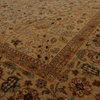 5'11''x8'10'' Hand Knotted Wool 250 KPSI Oriental Area Rug, Tan Color