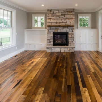 Wraparound porch and reclaimed barn wood