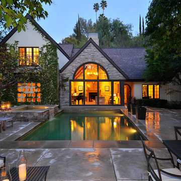 Poolside : Looking into the Great Room