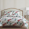 Peony Washed Linen Duvet Cover Set, 3 Piece, Blossom, Super King