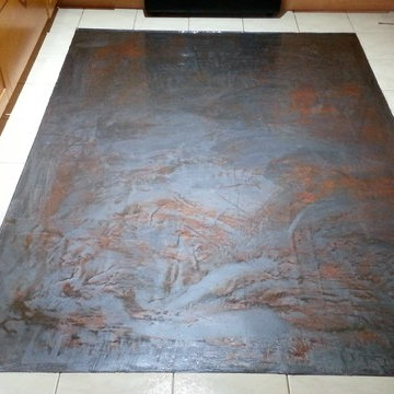 Decorative kitchen floor in Long Island