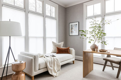 Example of a home office design in Atlanta