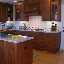 Wood cabinets