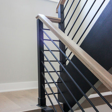 Project #52 | Minimalist Open Riser Stairway