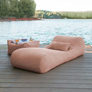 Arlo Outdoor Patio Chaise Lounge Bean Bag by Jaxx Living