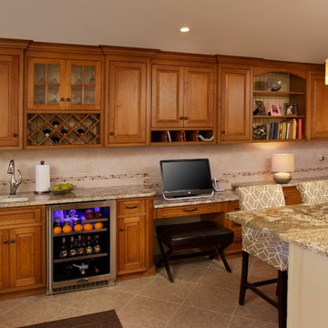 Custom Wet Bar and Wine Rack