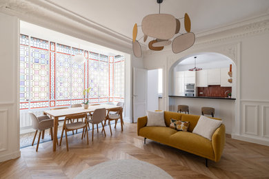Idée de décoration pour un salon design.