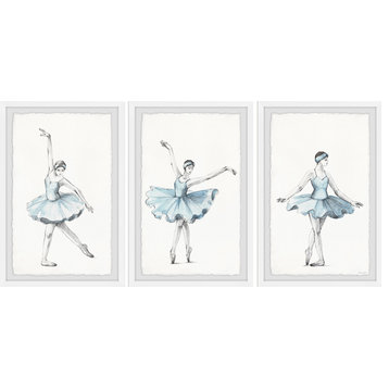 The Last Dancer Triptych, 3-Piece Set, 8x12 Panels