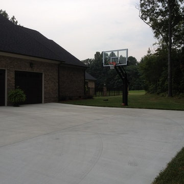 Franklin M's Pro Dunk Diamond Basketball System on a 38x38 in Roxboro, NC