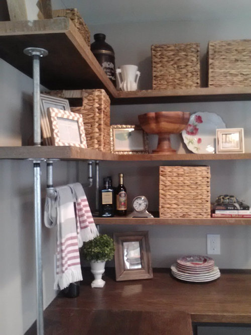 Solid wood doors for countertops. Great DIY and inexpensive.