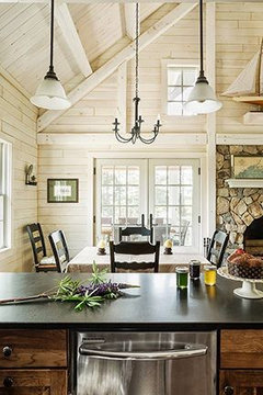 How to paint interior walls of log cabin white?