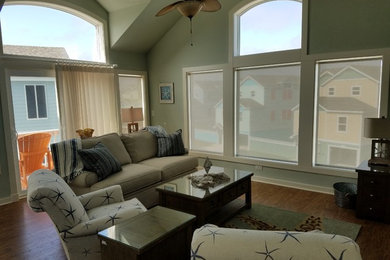Example of a trendy family room design in Other