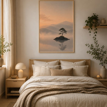 Still Waters - Minimalist Landscape Wall Art
