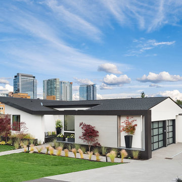 Luxury Modern Bellevue Home with Green Accents