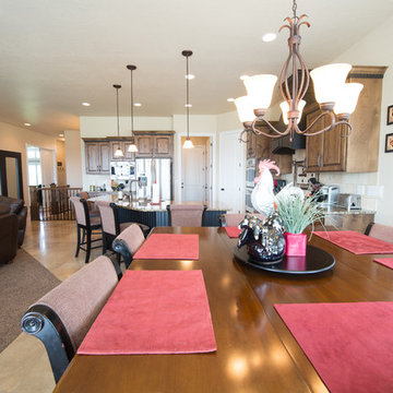 Jordan Heights - South Jordan, Utah - Becky Variant with Suspended Slab Garages