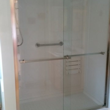 New acrylic shower stall