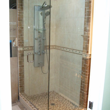 90 Degree Frameless Glass Shower Doors
