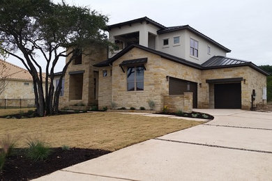Example of a trendy exterior home design in Austin