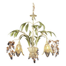 Seashell 3-Light Chandelier, Huarco Collection