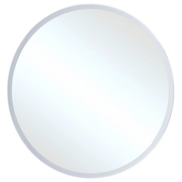 Round Frameless Mirror