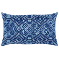 Tile Midnight Lumbar Indoor/Outdoor Performance Pillow, 12"x20"